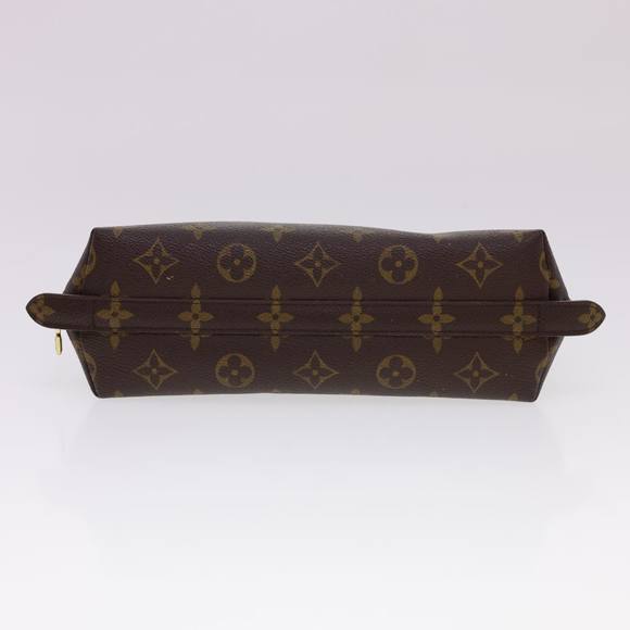 LOUIS VUITTON Monogram Trousse Demi Ronde Cosmetic Pouch M47520 LV Auth hk660 - Picture 6 of 16